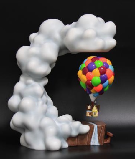 Grand Jester Disney Pixar Up Levitating House Statue